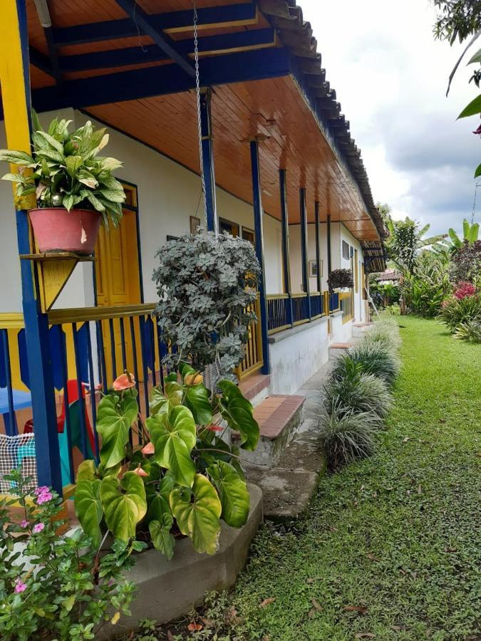 Casa Finca Villa Luz A 800 Mts Del Parque Del Cafe モンテネグロ エクステリア 写真